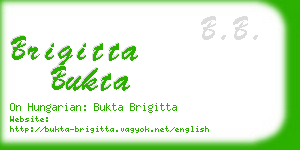 brigitta bukta business card